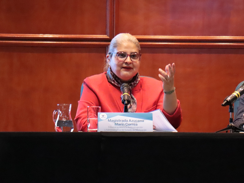 Justicia laboral y humanismo, indivisibles: Azucena Marín